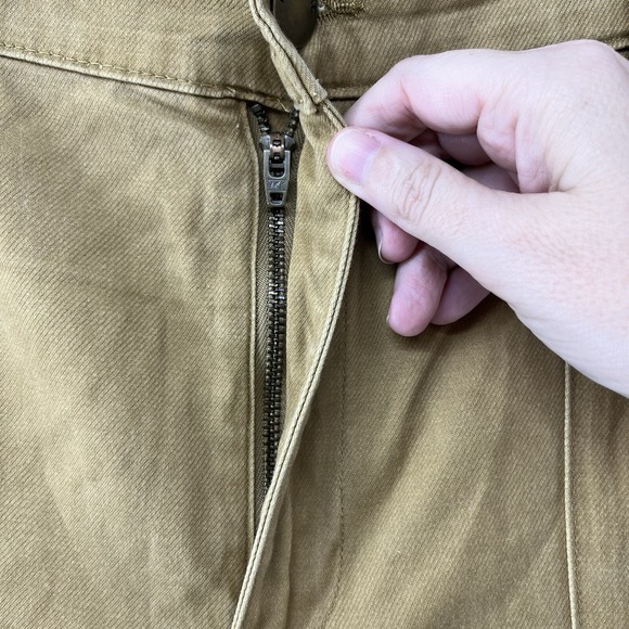 Knox Rose Cropped‎ Cargo Pants High Waist Casual Trousers Khaki XL - Picture 6 of 12